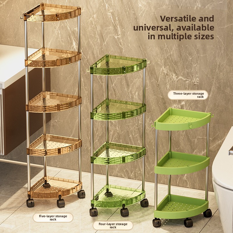 Home Essentials Bathroom Rack - Badkameropbergrek Meerlaags organizerrek voor toilet, slaapzaal,