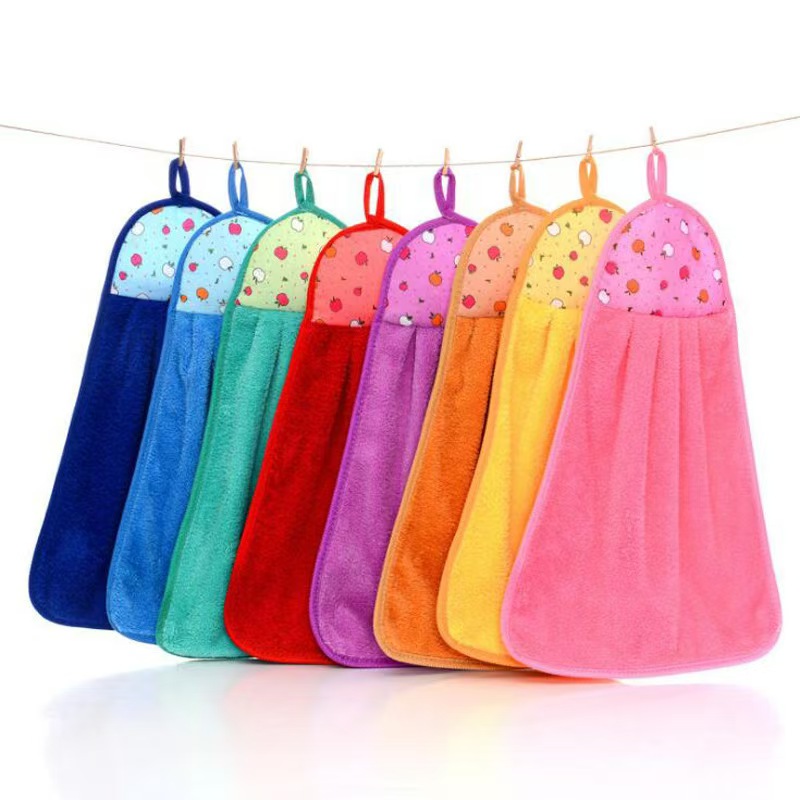 Home Bathroom Towels - Superabsorberende hangende handdoek Zachte herbruikbare schoonmaakdoek