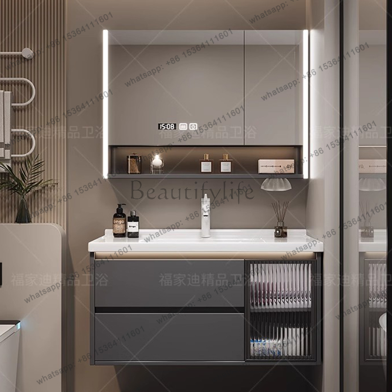 Home Bathroom Vanity Combo - X4 Moderne luxe badkamerkast Organisator Opbergpartities