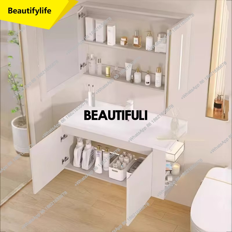 Home Bathroom Vanity Combo - a17 Wc-spiegel Badkamermeubel Organisator Ruimte Plank