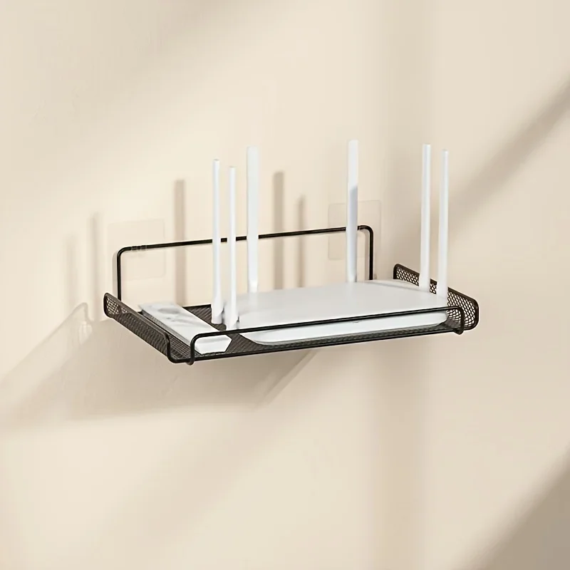 Tiny Home Bathroom Kitchen - Roestvrijstalen routerplank zonder boren, WiFi wandmontage