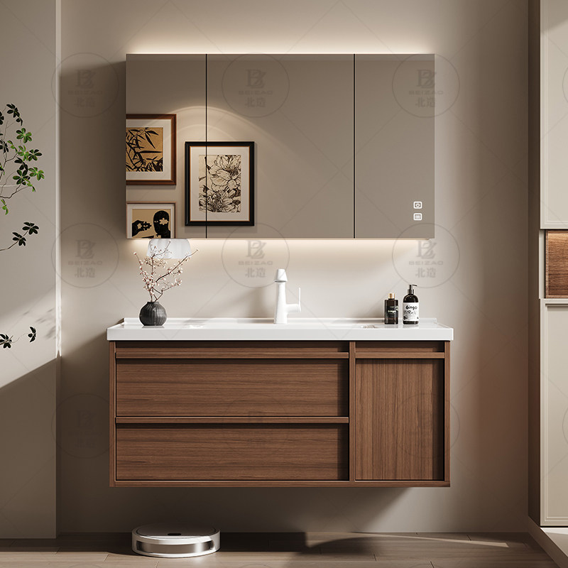 Luxe houten kastladen Spiegelp - Home Bathroom Vanity Combo recensie en prijs