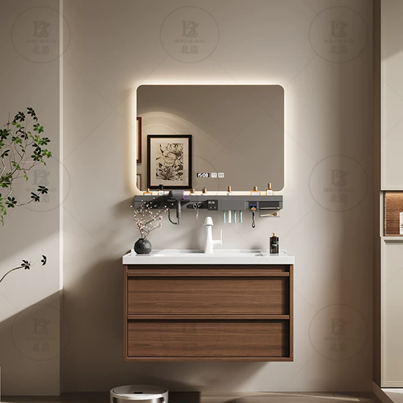 Luxe houten kastladen Spiegelp - Home Bathroom Vanity Combo recensie en prijs