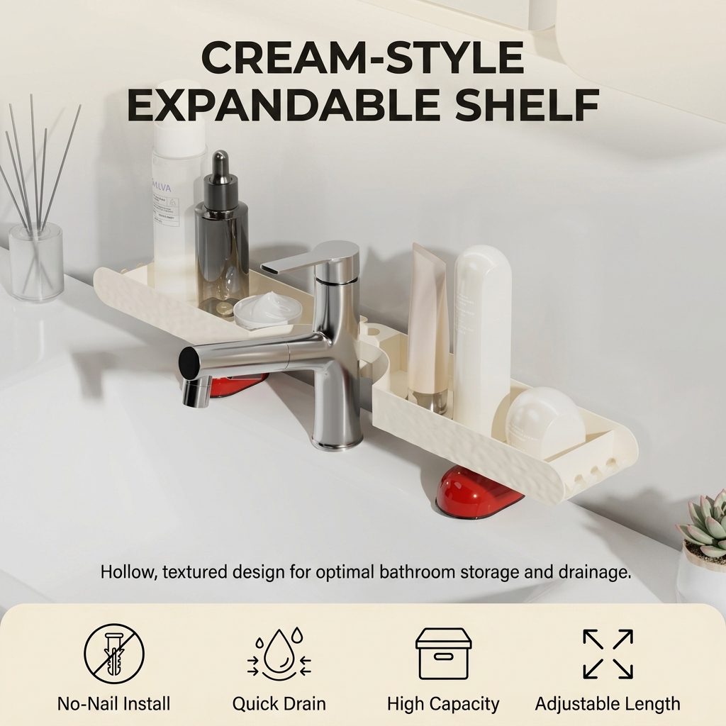 Badkamerorganizer Cosmetische  - Home Essentials Bathroom Rack recensie en prijs