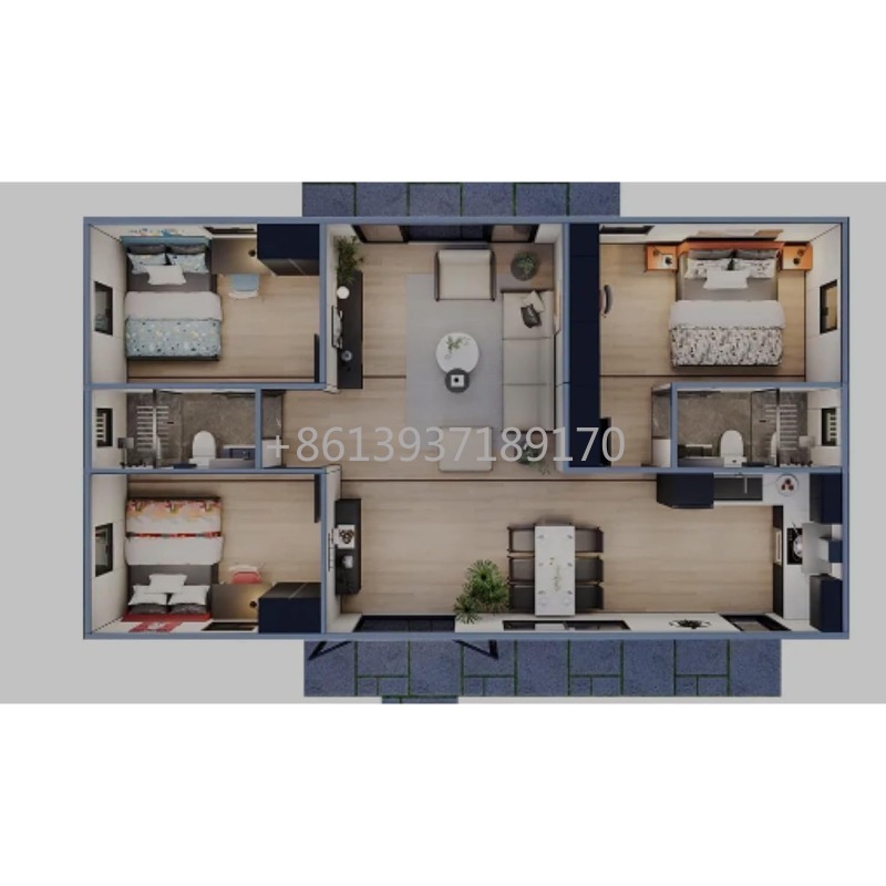 Modulair prefab klein huis om  - Tiny Home Bathroom Kitchen recensie en prijs