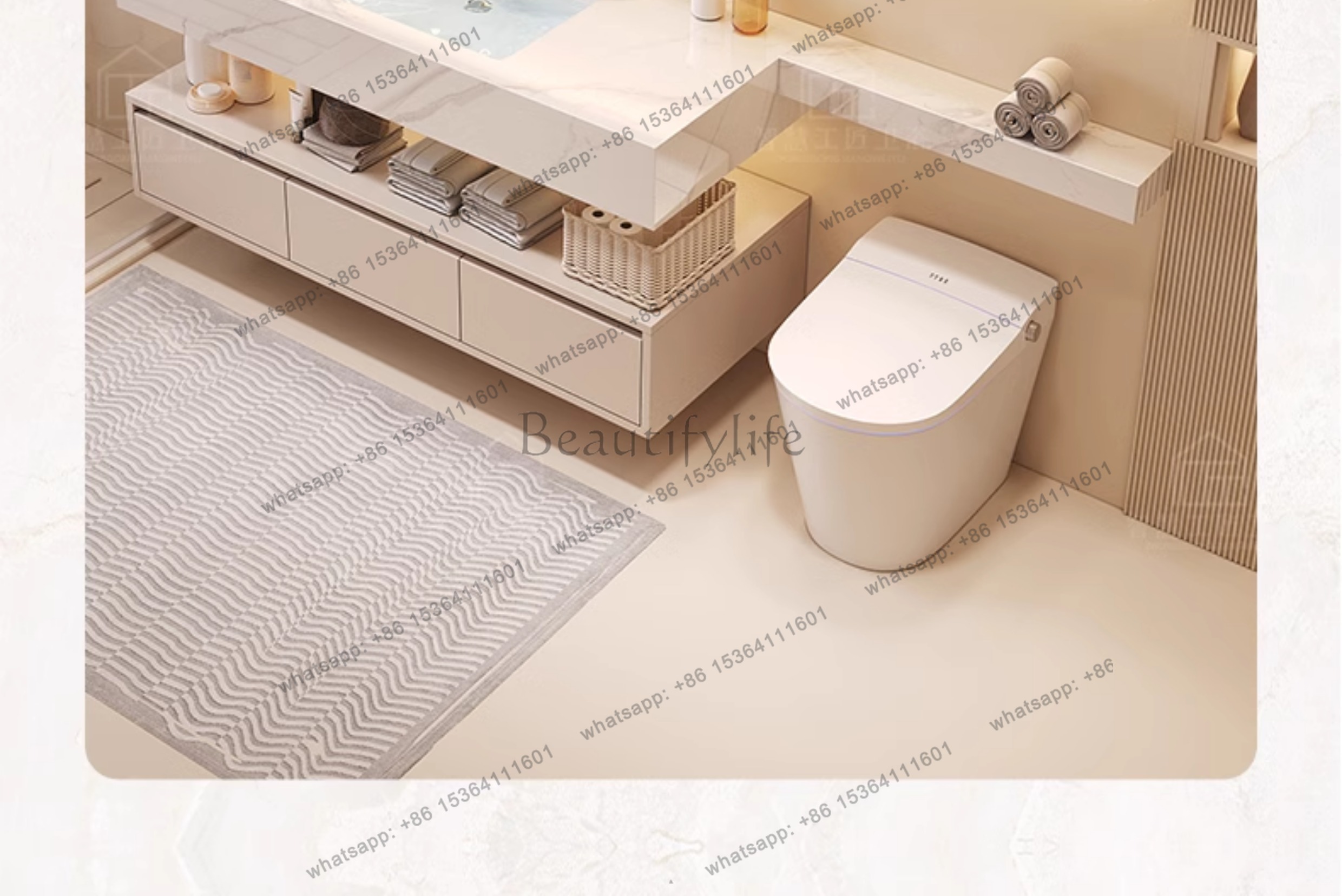 LJYPartitions Toilet Badkamerk - Home Bathroom Vanity Combo recensie en prijs