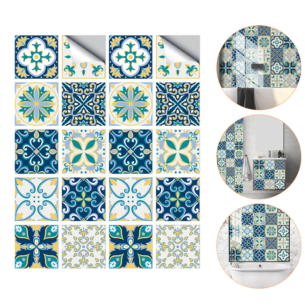 20 stuks PVC-stickers voor teg - Home Bathroom Tiles Design recensie en prijs