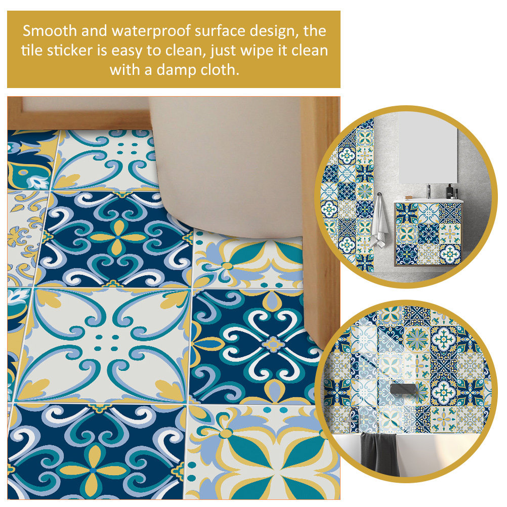20 stuks PVC-stickers voor teg - Home Bathroom Tiles Design recensie en prijs