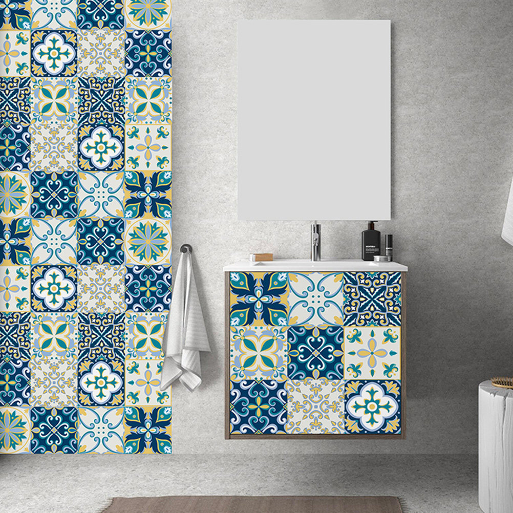 20 stuks PVC-stickers voor teg - Home Bathroom Tiles Design recensie en prijs