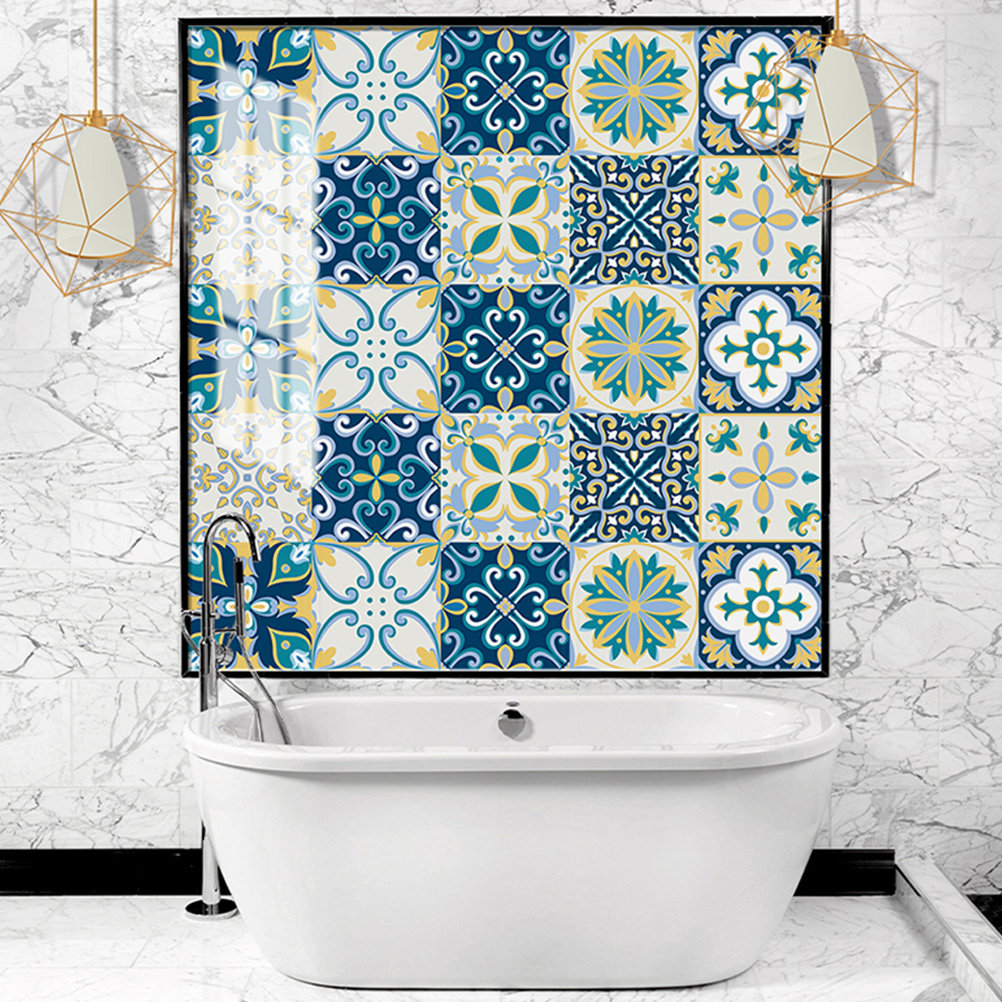 20 stuks PVC-stickers voor teg - Home Bathroom Tiles Design recensie en prijs