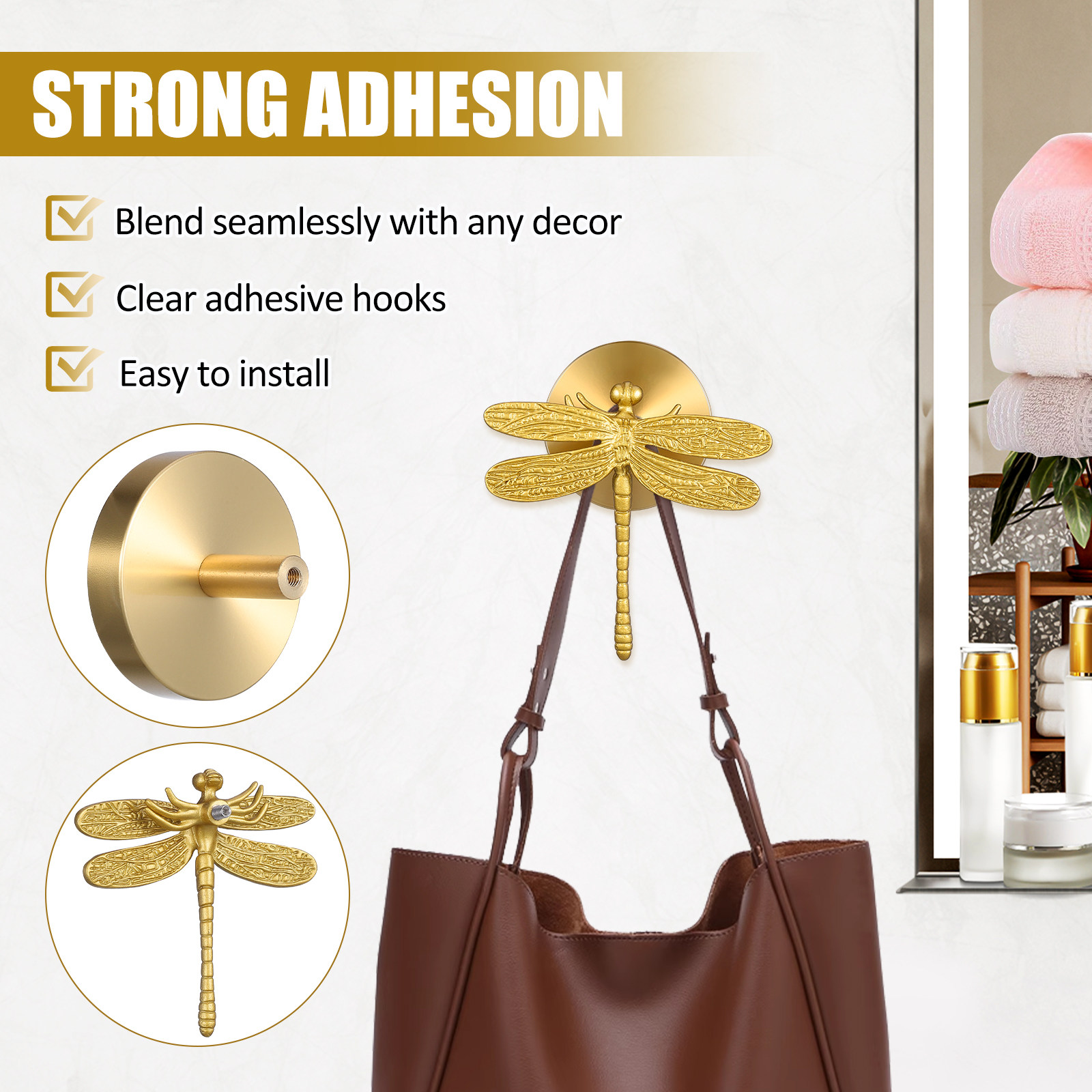 Wandmontage kapstok van messin - Home Bathroom Towels recensie en prijs