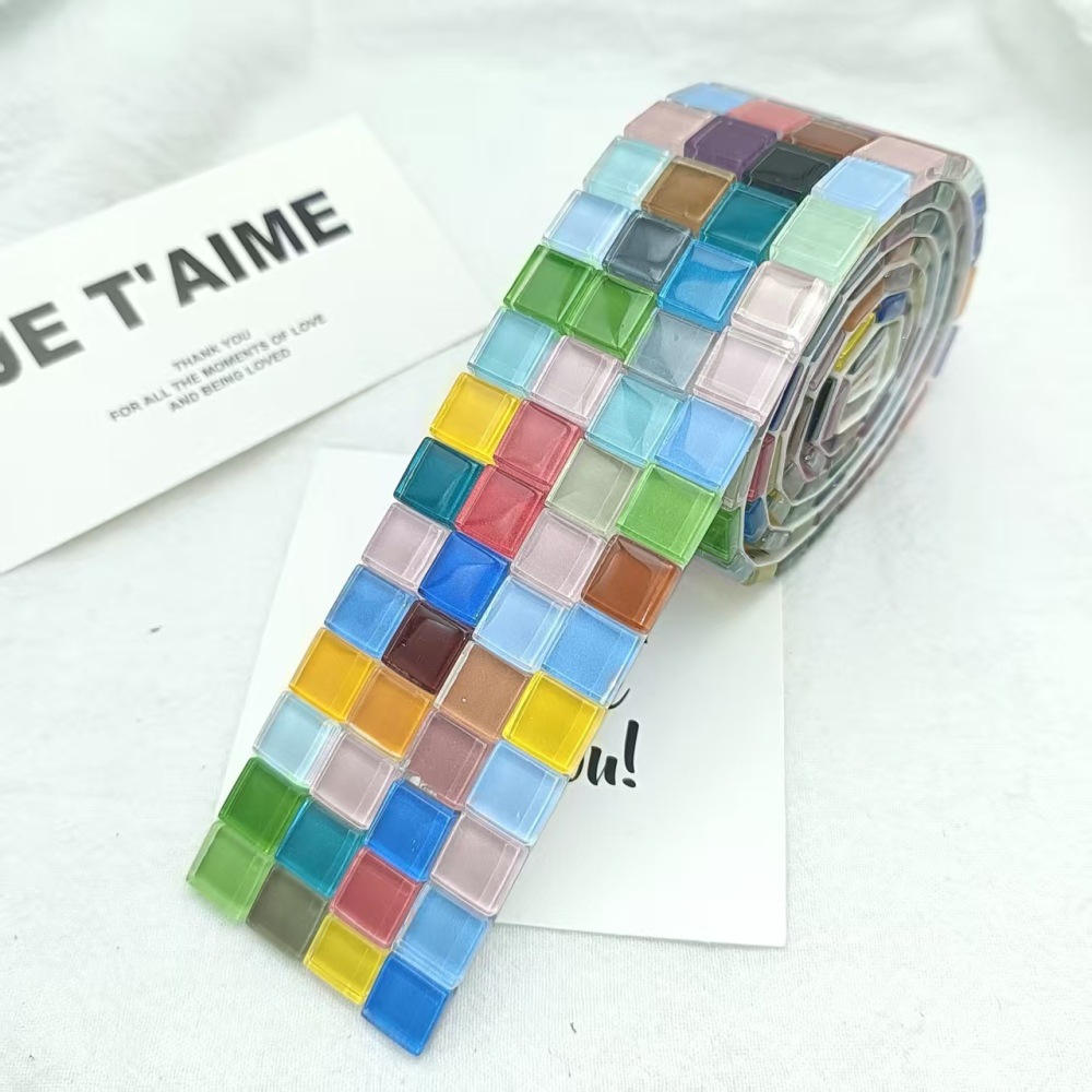 Creatieve zelfklevende glasmoz - Home Bathroom Tiles Design recensie en prijs