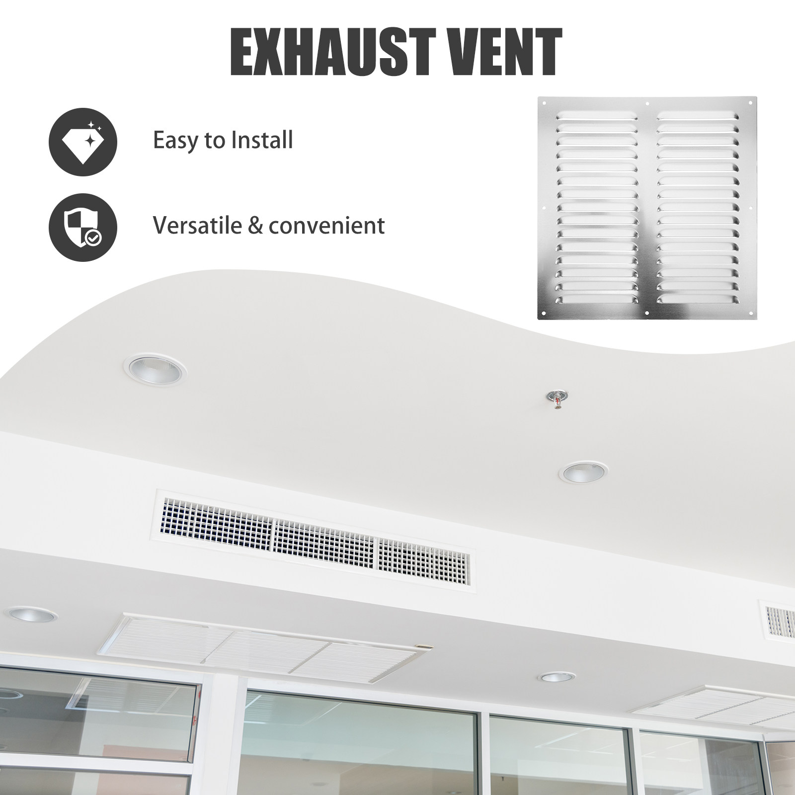 Zware kwaliteit roestvrijstale - Home Bathroom Vent Fans recensie en prijs