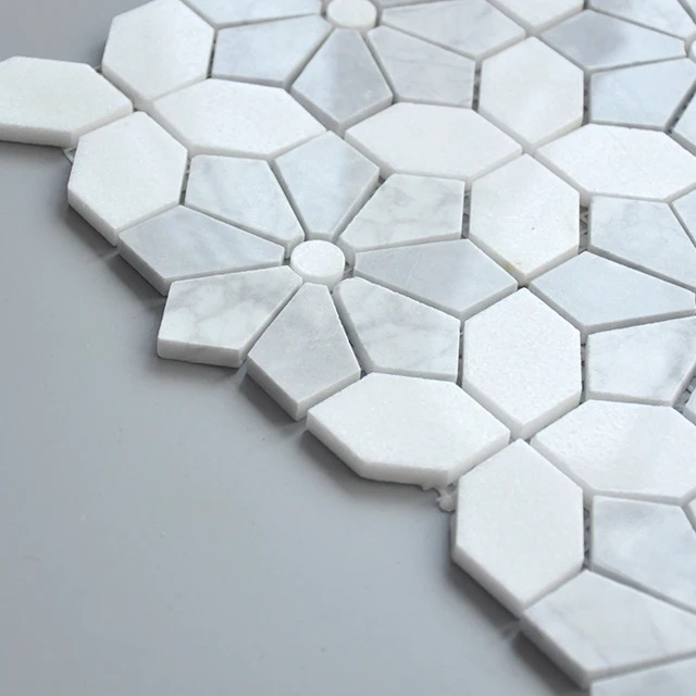 Mozaïek marmeren tegels voor w - Home Bathroom Tiles Design recensie en prijs