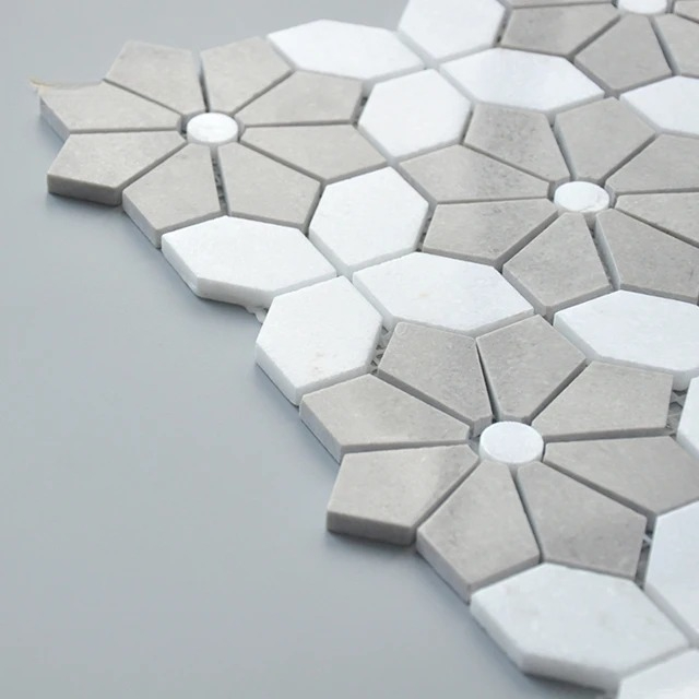 Mozaïek marmeren tegels voor w - Home Bathroom Tiles Design recensie en prijs