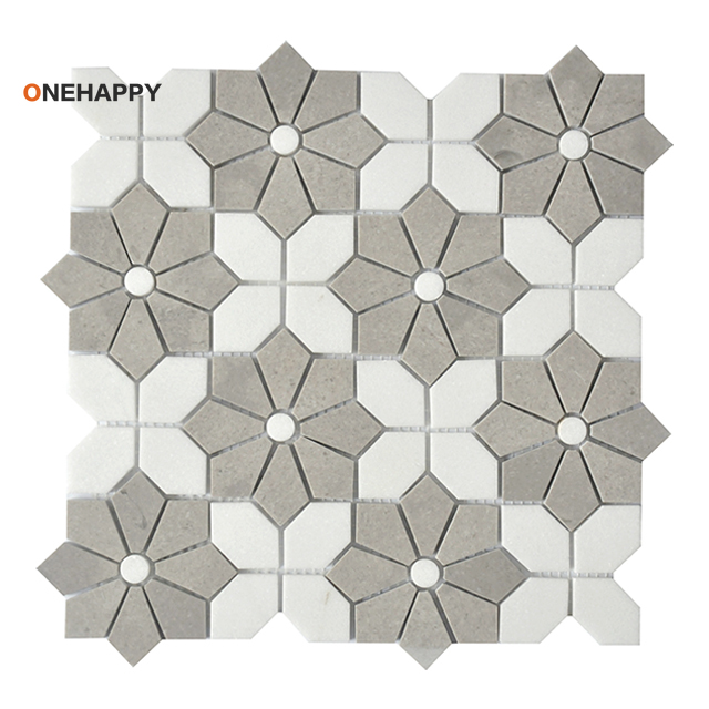 Mozaïek marmeren tegel voor ke - Home Bathroom Tiles Design recensie en prijs