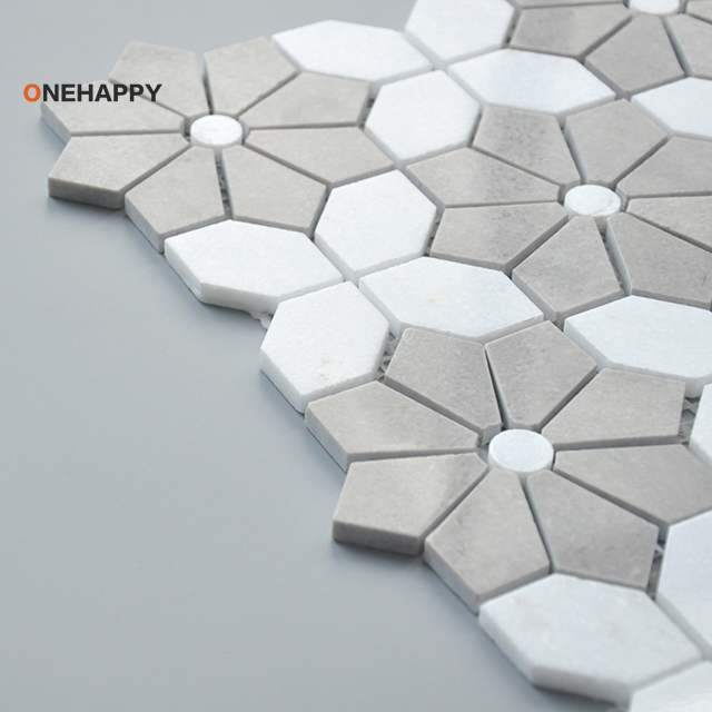 Mozaïek marmeren tegel voor ke - Home Bathroom Tiles Design recensie en prijs