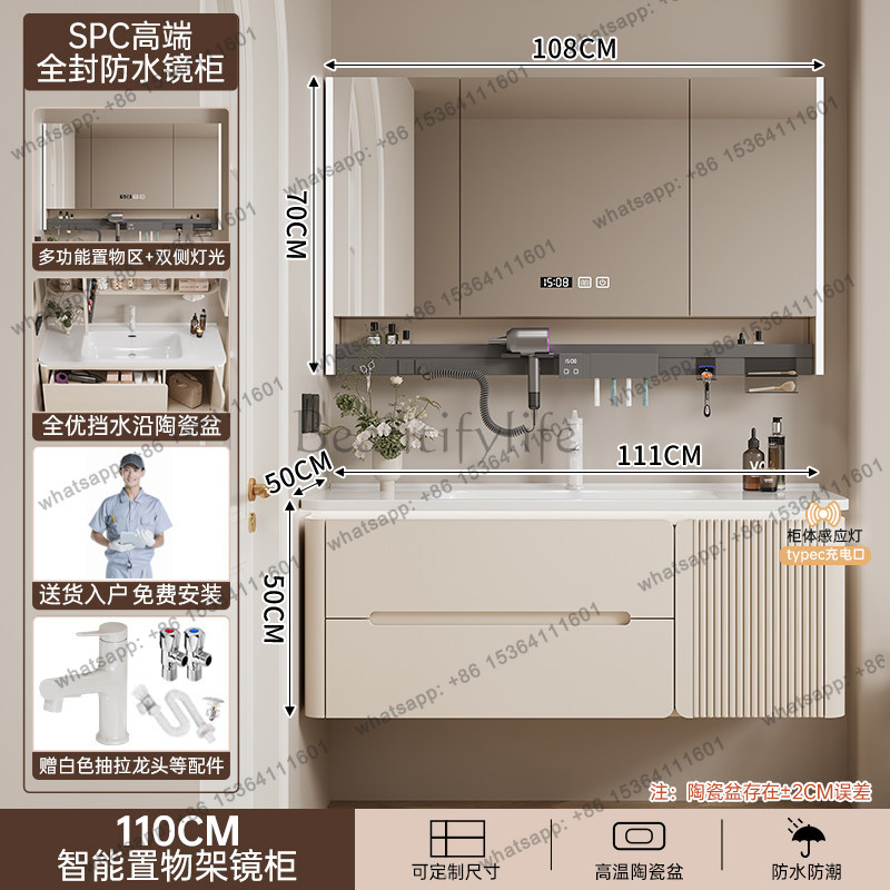 LJYLuxury Moderne badkamerkast - Home Bathroom Vanity Combo recensie en prijs