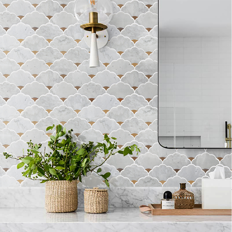 Natuursteen waterstraal marmer - Home Bathroom Tiles Design recensie en prijs