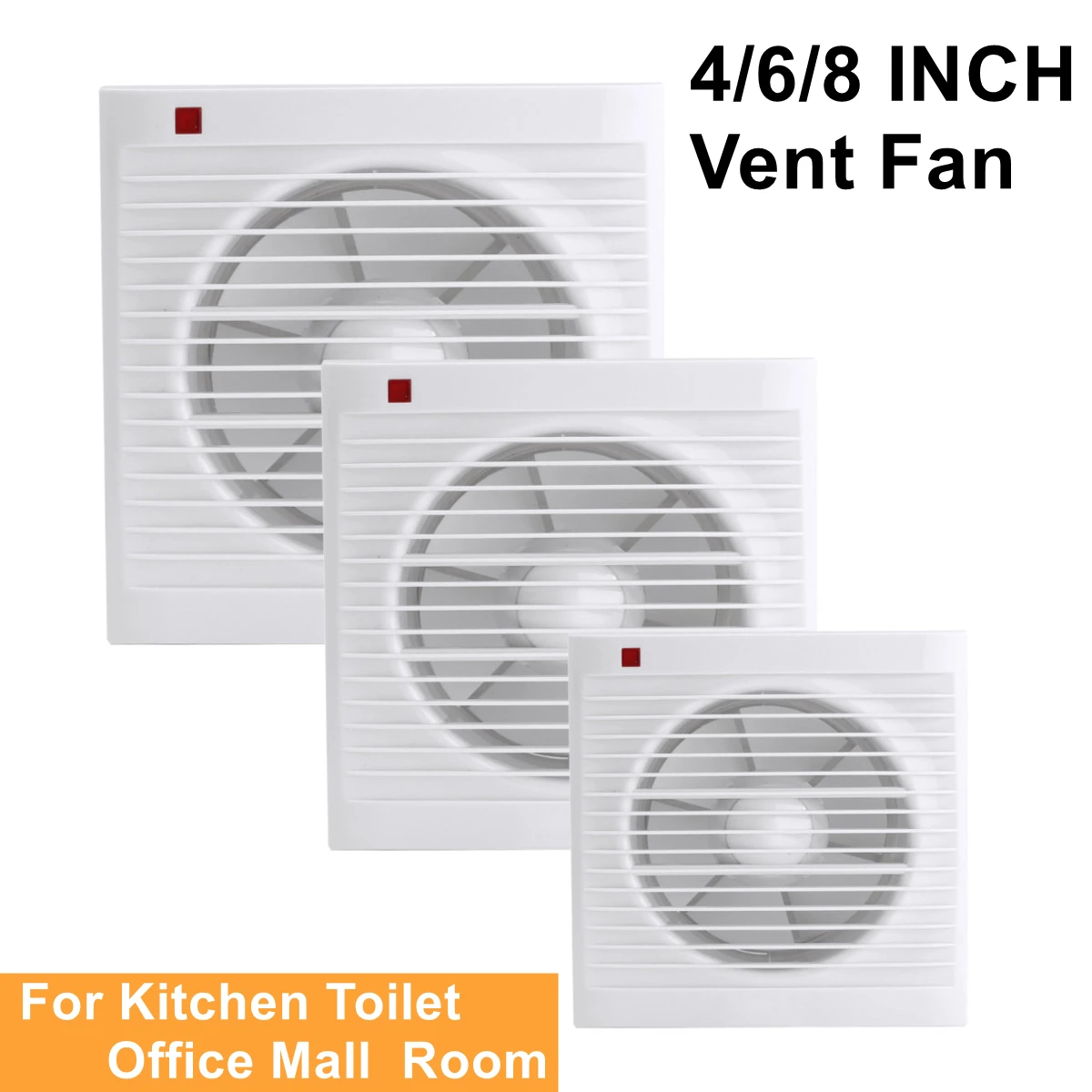 4 Inch 6 Inch 8 Inch 220 V Mut - Home Bathroom Vent Fans recensie en prijs