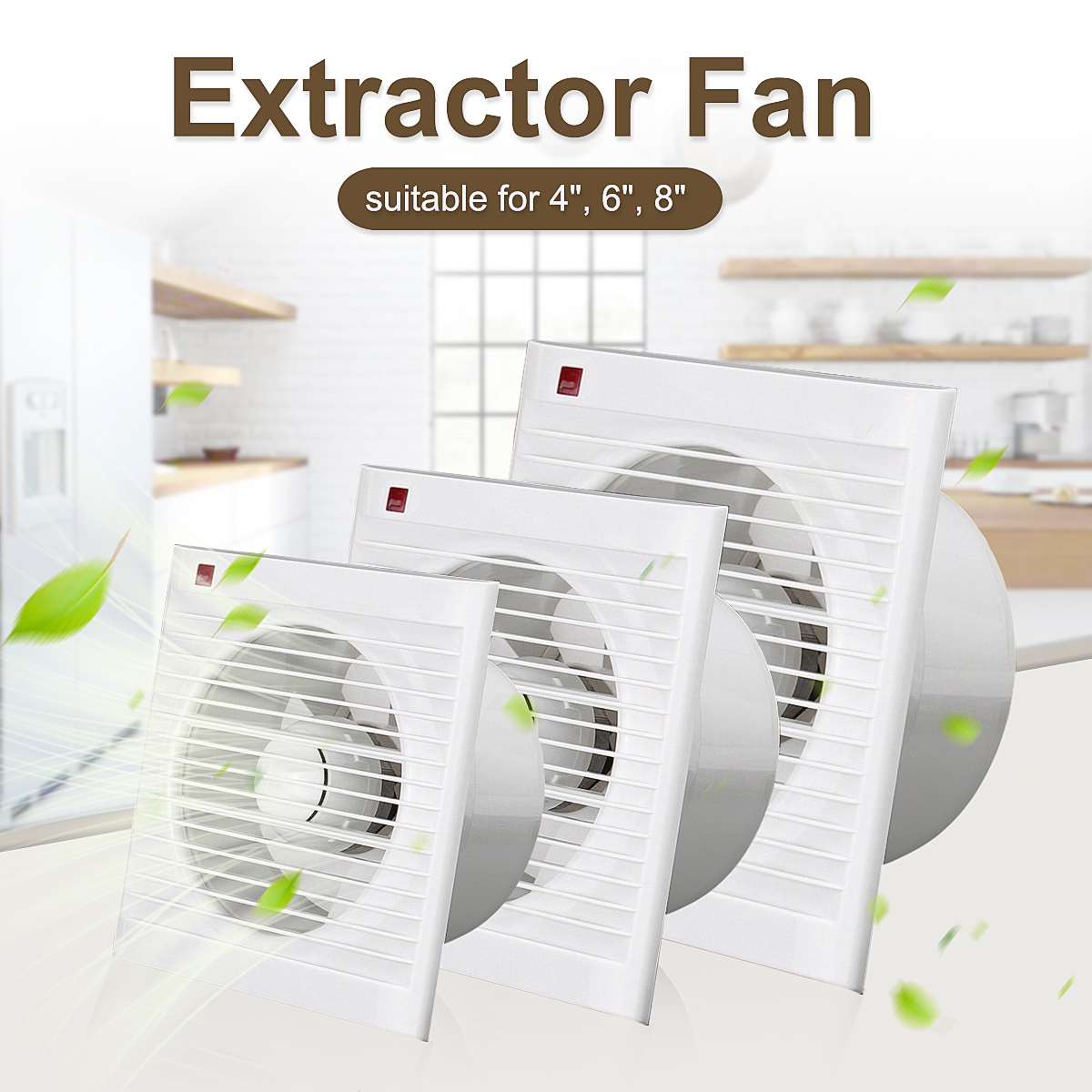 4 Inch 6 Inch 8 Inch 220 V Mut - Home Bathroom Vent Fans recensie en prijs