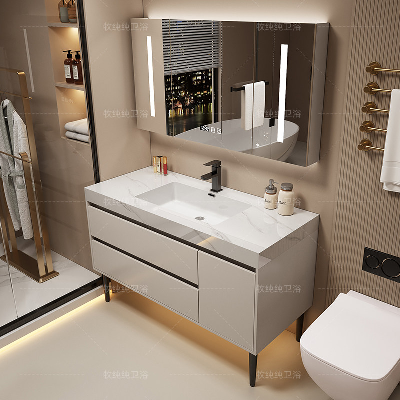 Boven de spiegel Badkamerkast  - Home Bathroom Vanity Combo recensie en prijs