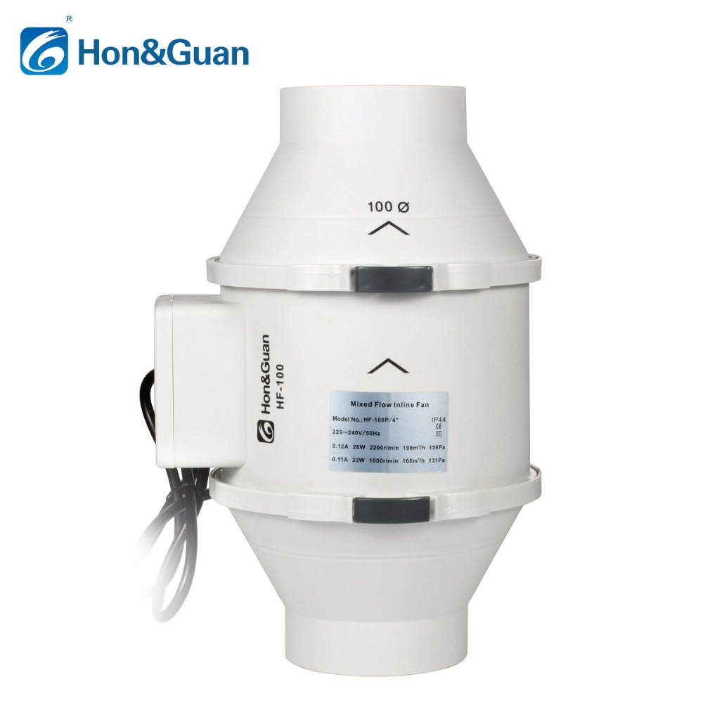 4 ''Stille Inline Duct Fan Hog - Home Bathroom Vent Fans recensie en prijs